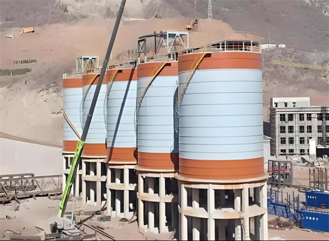 北川高架钢板仓